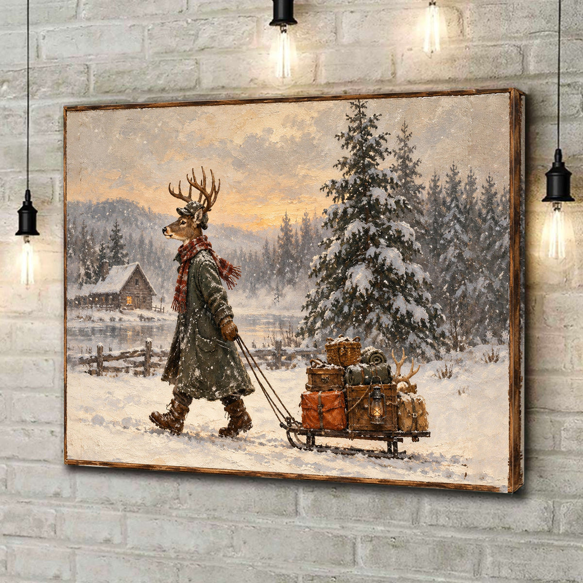 Winter Wanderer Buck Canvas
