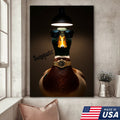 Swag Duck Canvas Art – Cool Duck with Sunglasses & Gold Watch