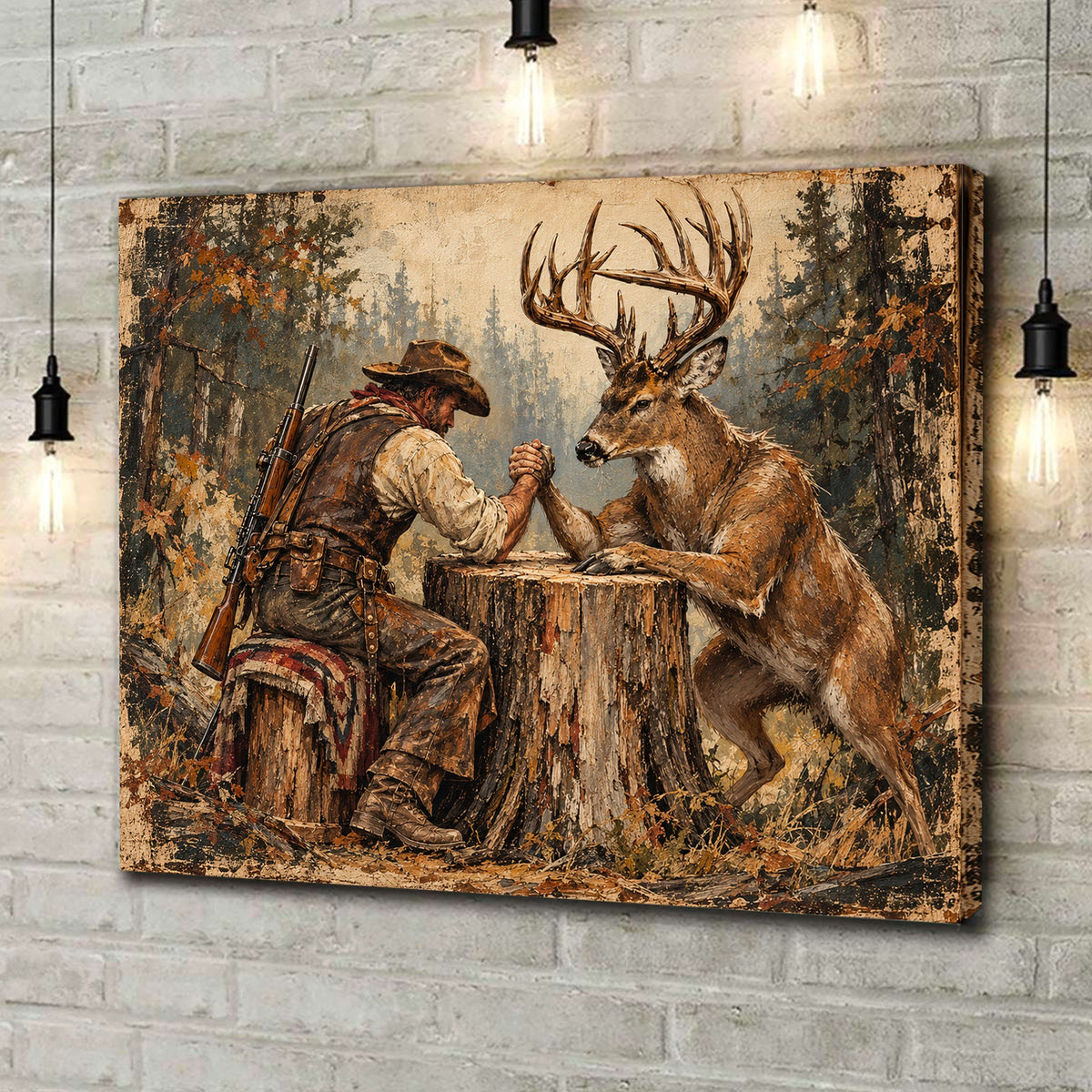 Frontier Showdown Canvas
