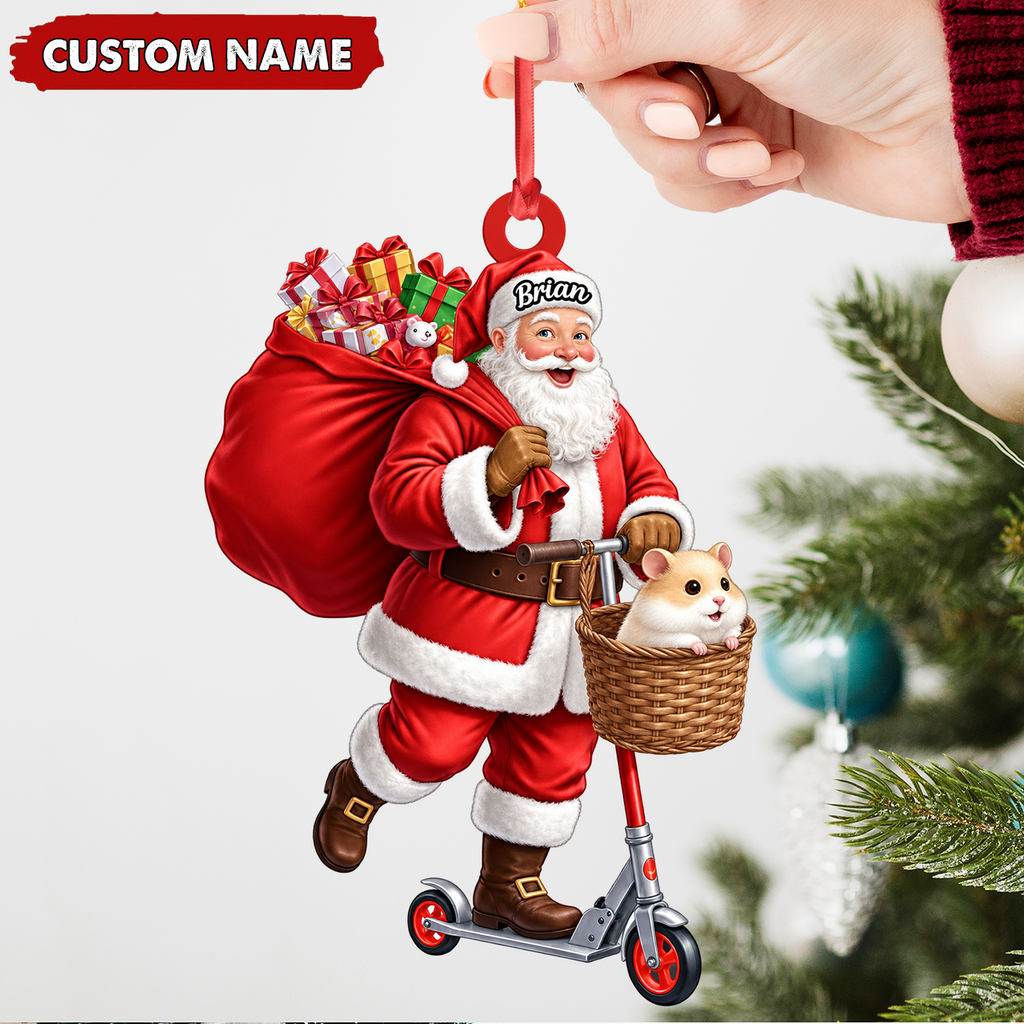 Personalized Santa Christmas Ornament Custom Name Magical Holiday Keepsake