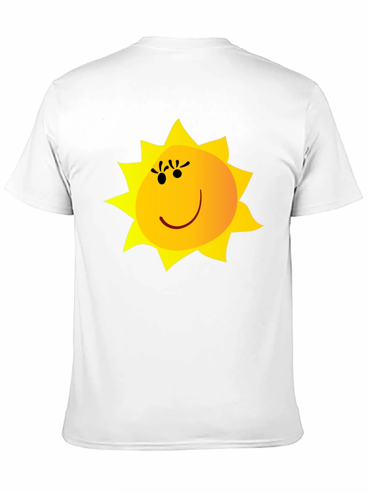 Happy Sun Graphic Tee - Black Cotton Blend product image 10