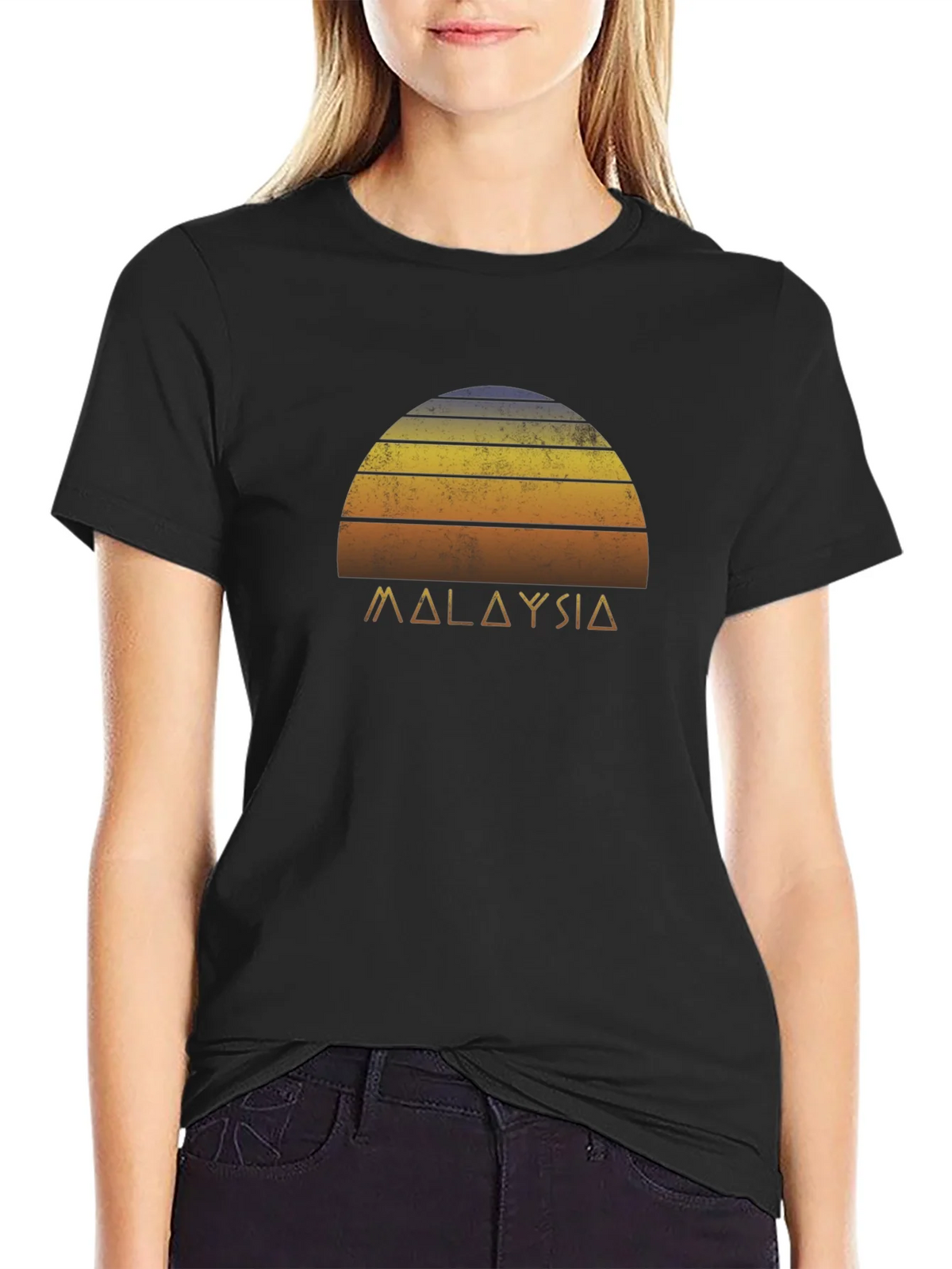 Retro Malaysia Sunset Graphic Tee - Soft Cotton product image 2