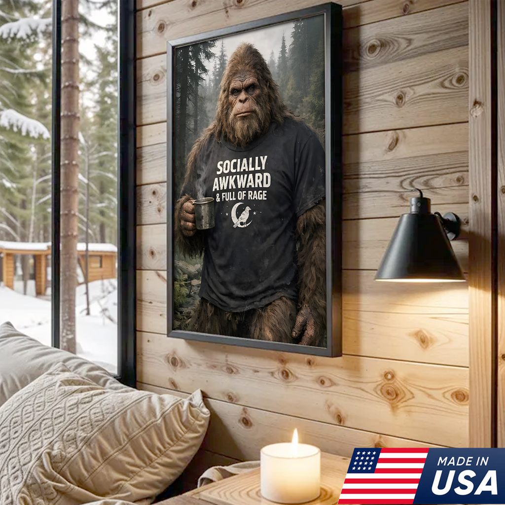 Socially Awkward Bigfoot Canvas
