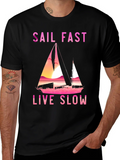 Sail Fast Live Slow Graphic Tee product image 1