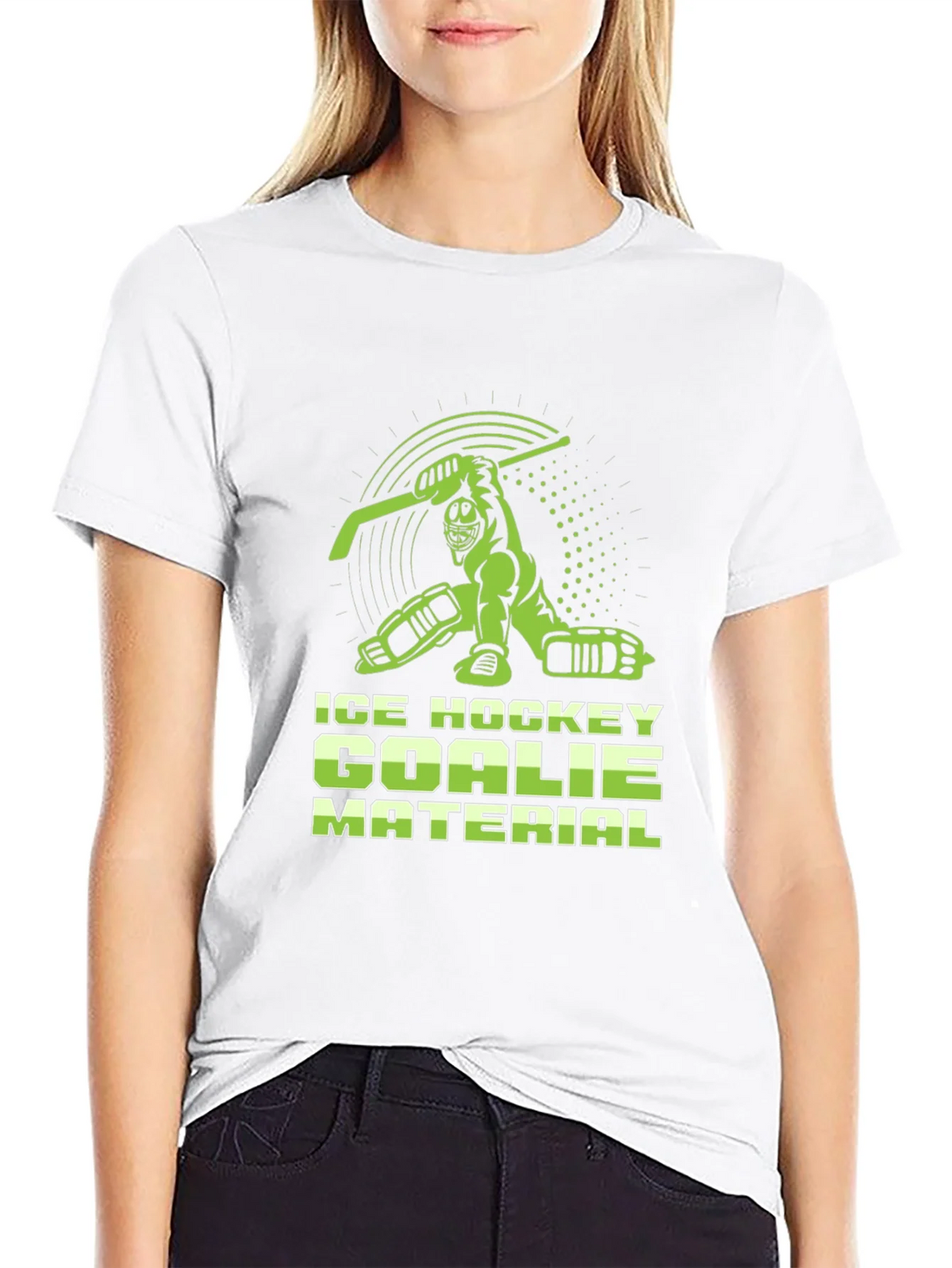 Ice Hockey Goalie Material T-Shirt product image 8
