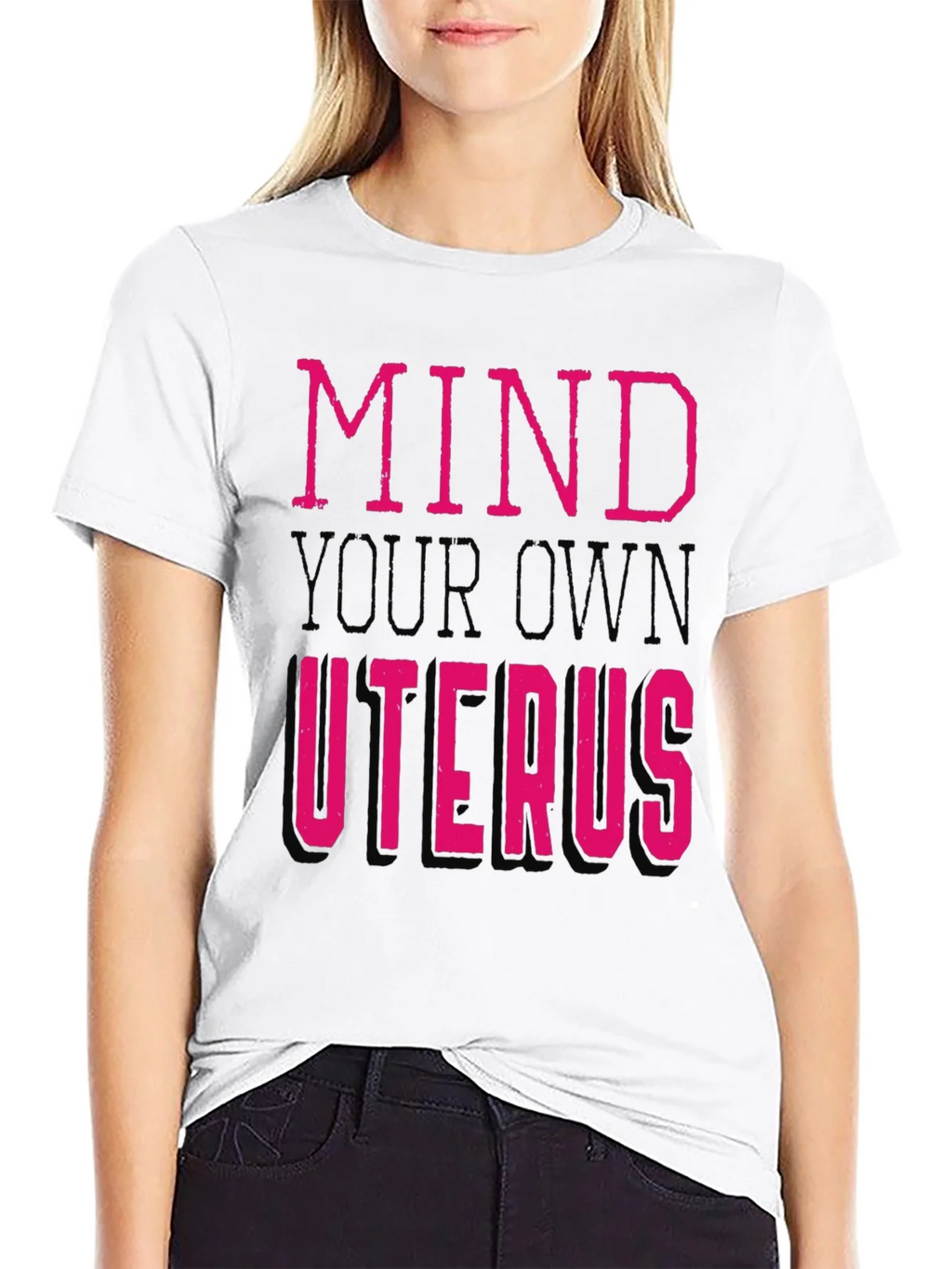 Mind Your Own Uterus Graphic Tee product image 4