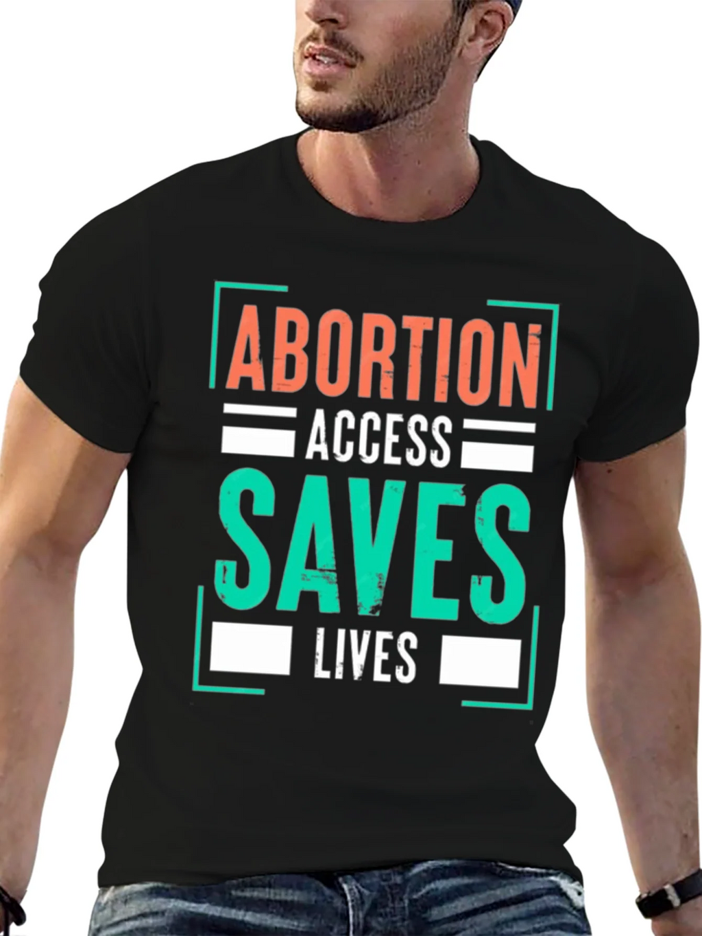 Abortion Access Saves Lives Graphic T-Shirt product image 6