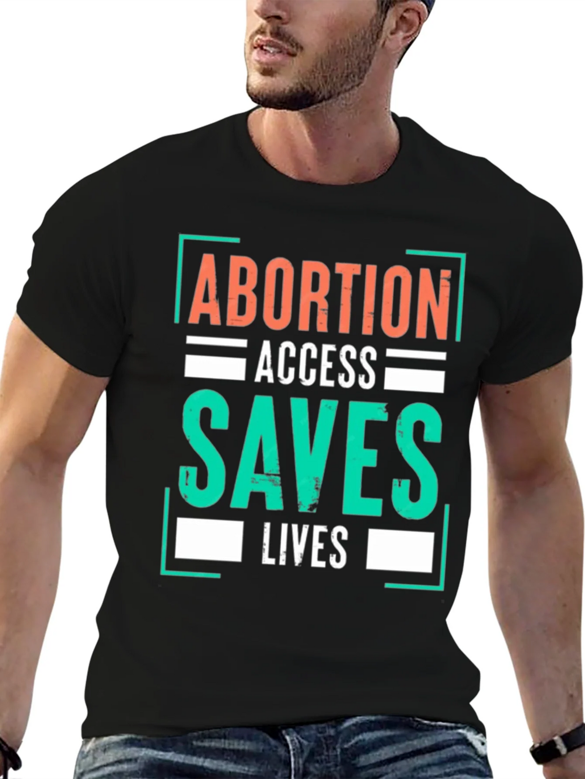 Abortion Access Saves Lives Graphic T-Shirt product image 6