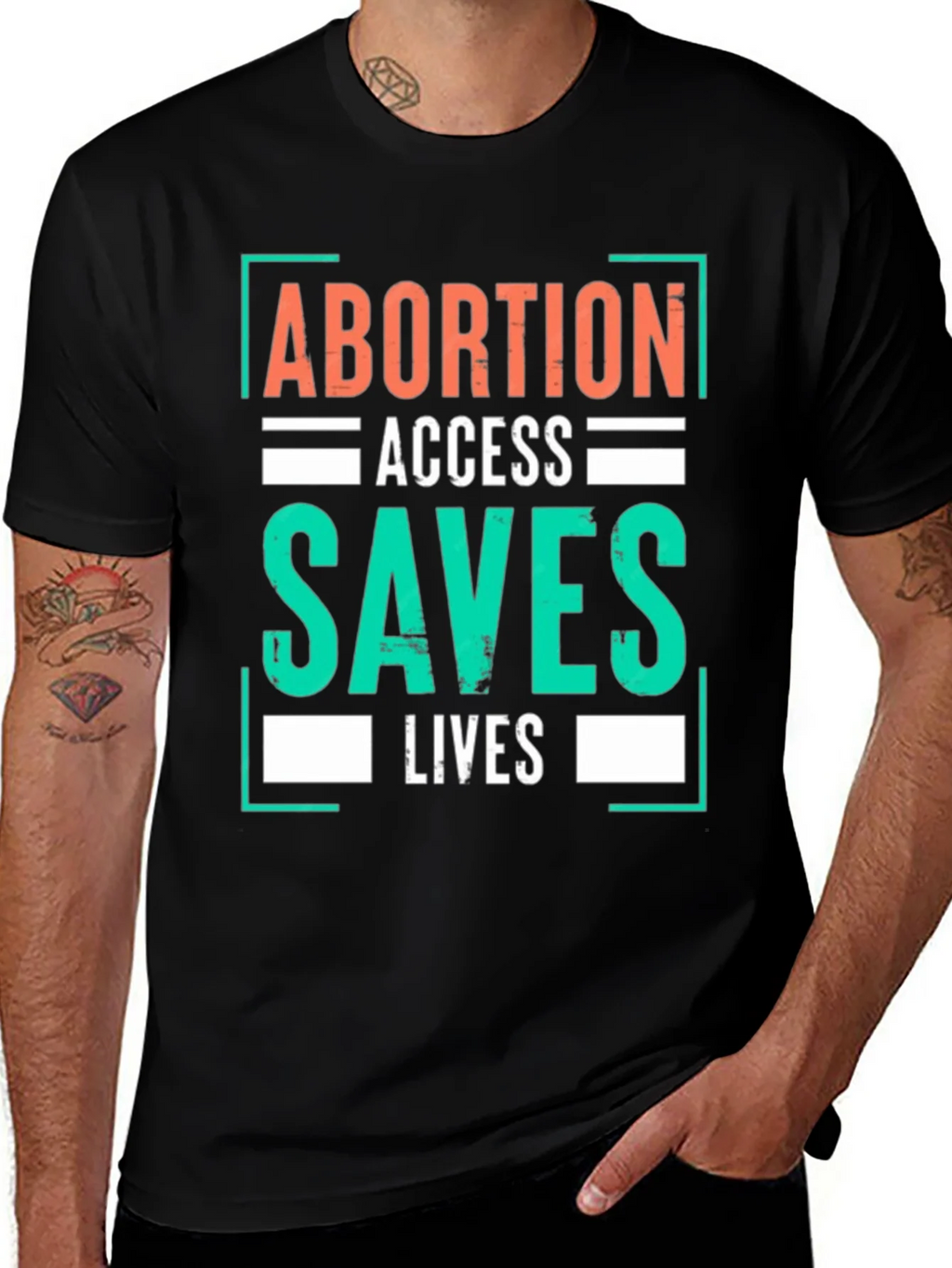 Abortion Access Saves Lives Graphic T-Shirt product image 1