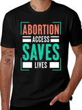 Abortion Access Saves Lives Graphic T-Shirt product image 1