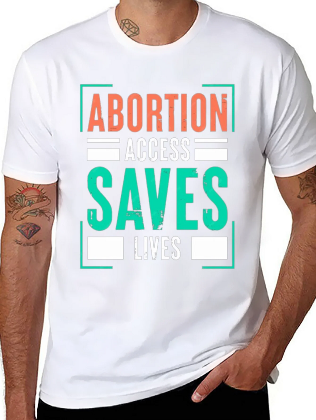 Abortion Access Saves Lives Graphic T-Shirt product image 7
