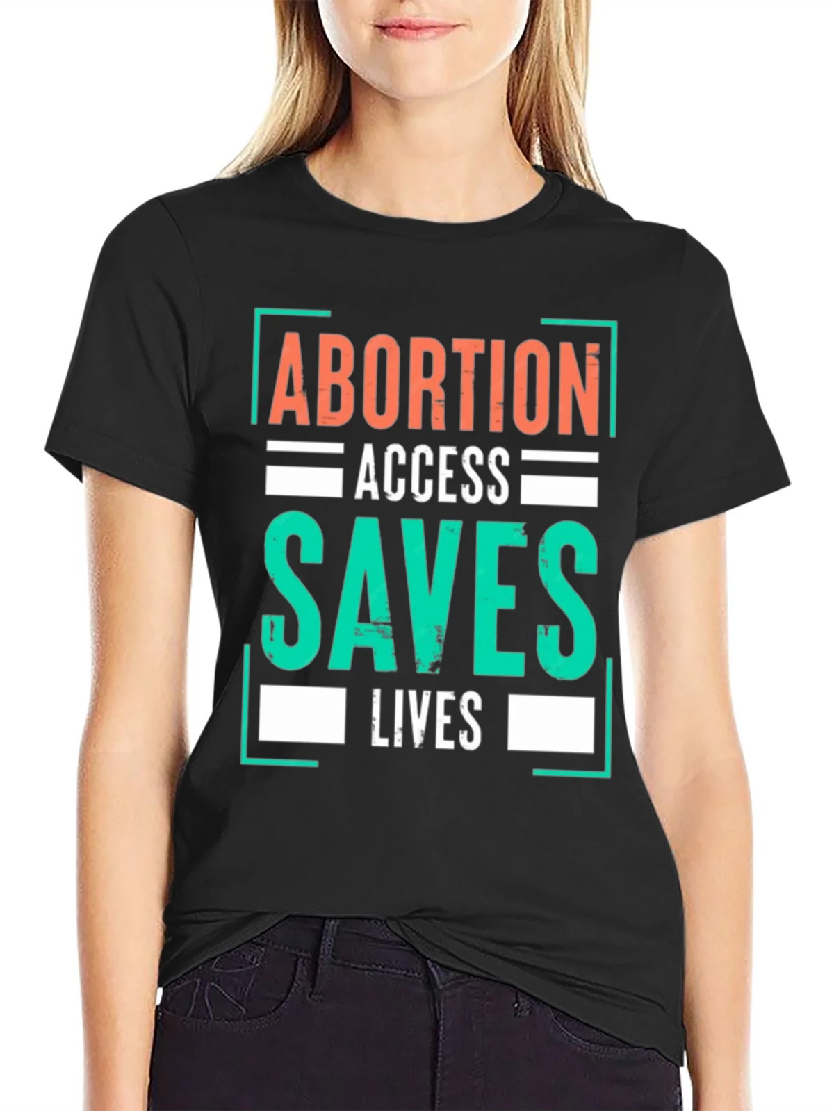 Abortion Access Saves Lives Graphic T-Shirt product image 2