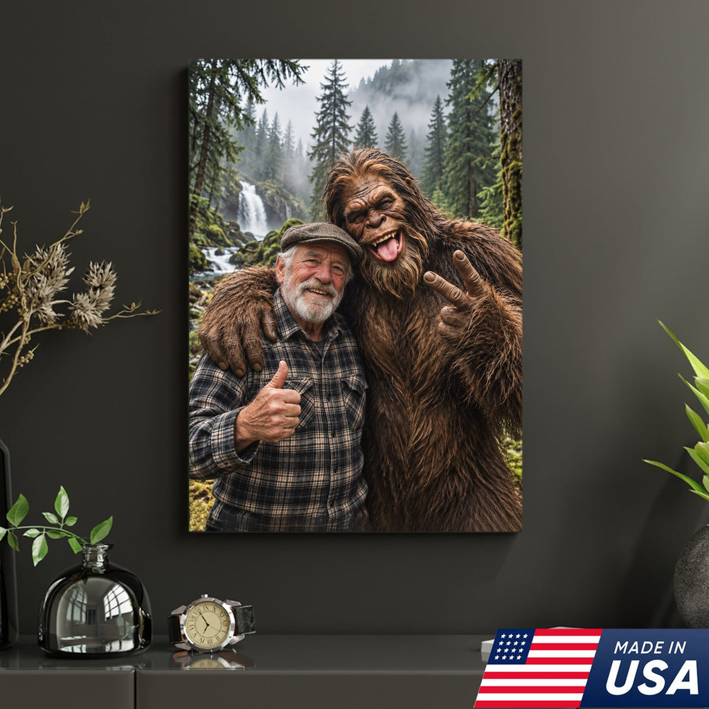 Custom Bigfoot Buddy Canvas