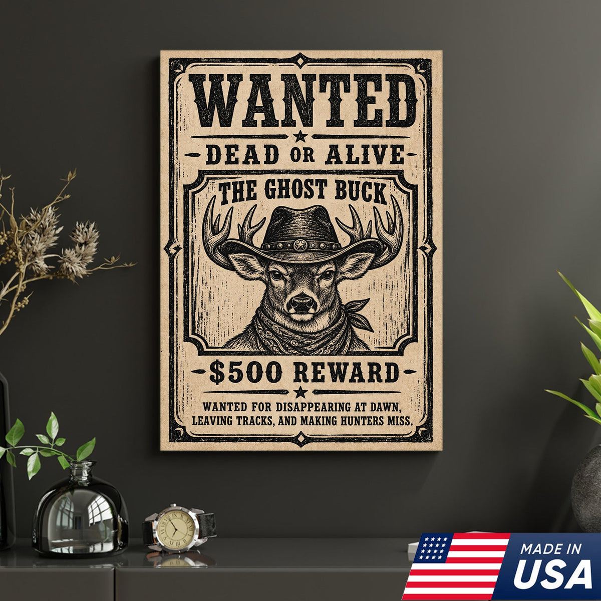 Wanted Ghost Buck Canvas product image 6