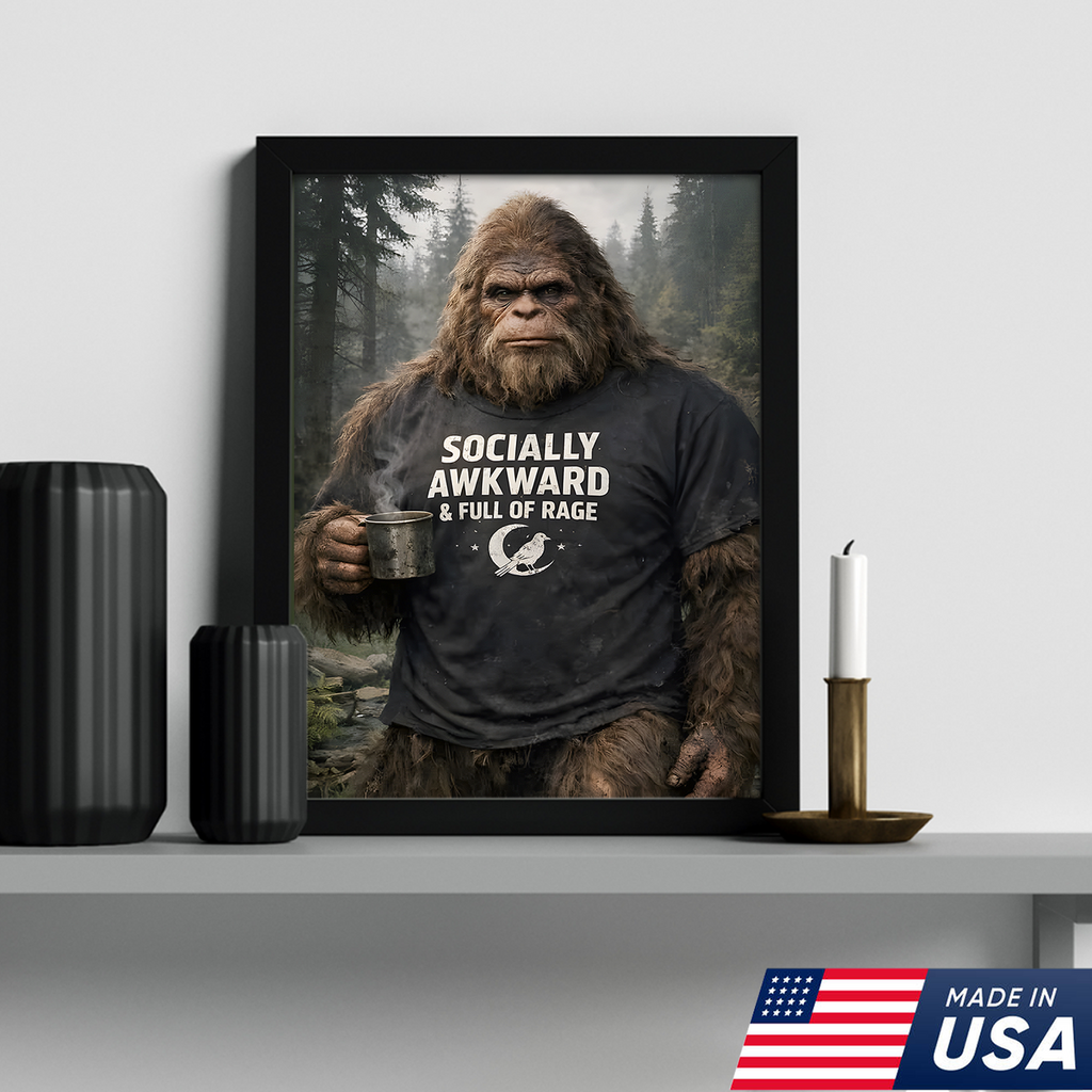 Socially Awkward Bigfoot Canvas