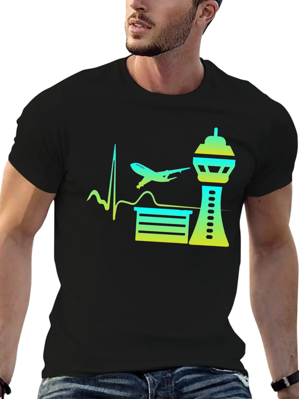 Aviation Heartbeat T-Shirt - Airport Love Tee product image 6
