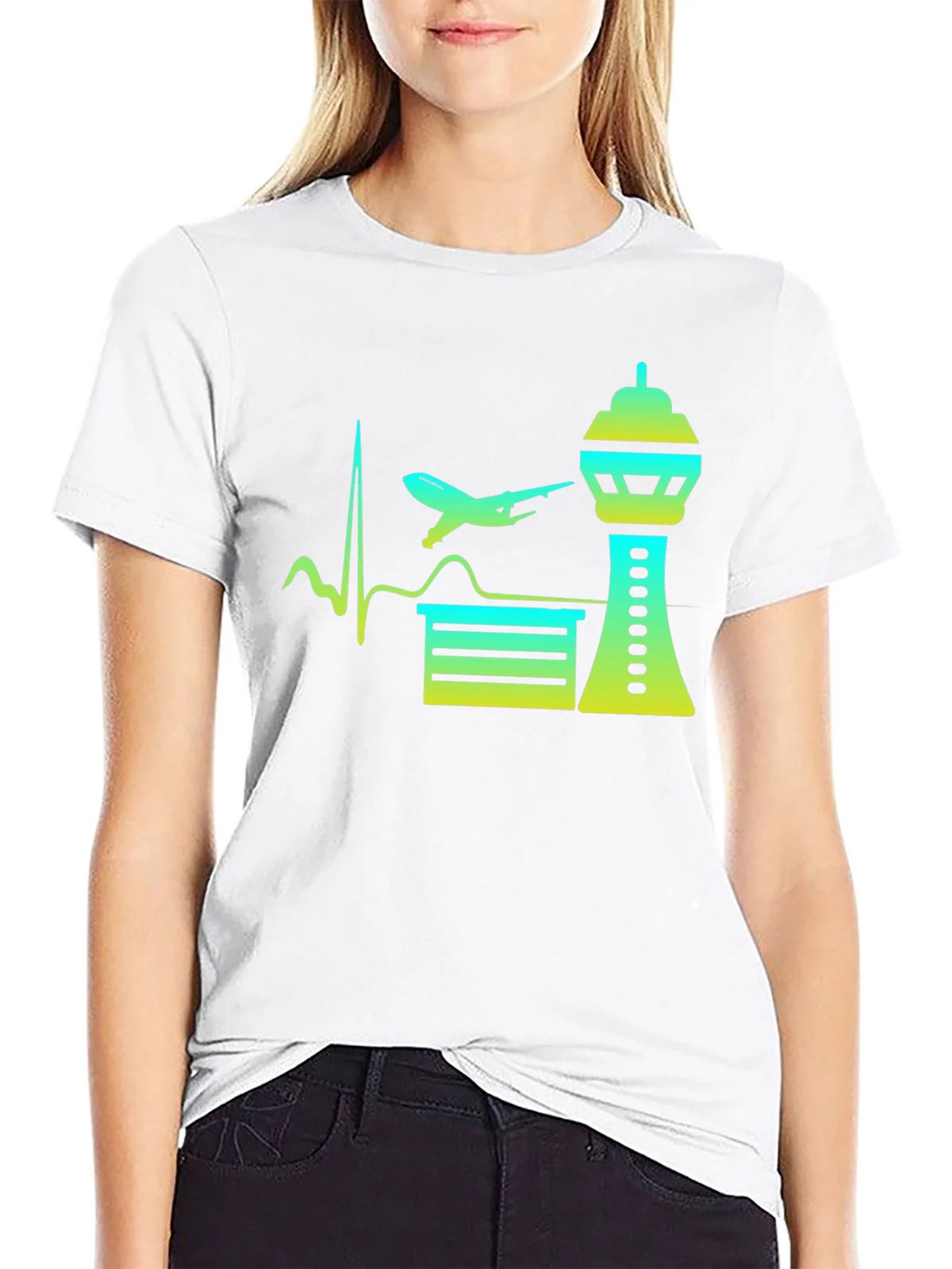 Aviation Heartbeat T-Shirt - Airport Love Tee product image 8