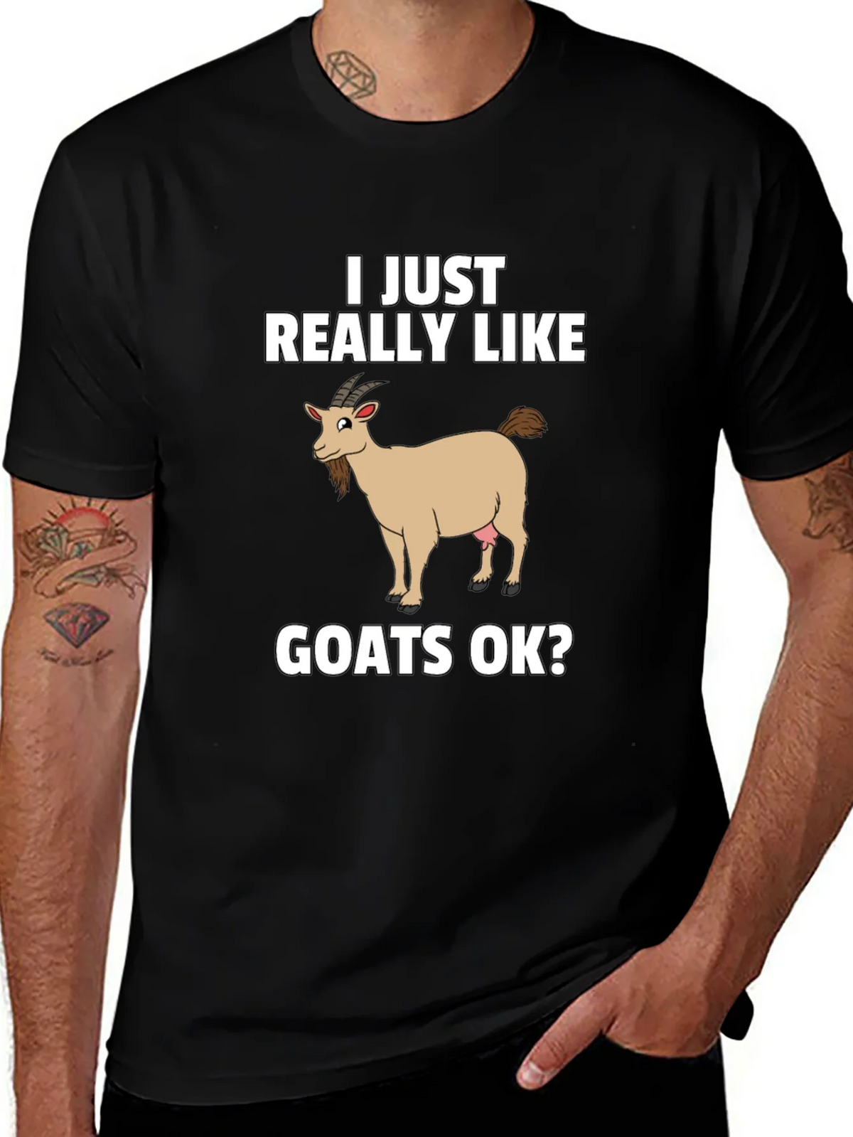 Funny Goat Lover T-Shirt product image 1