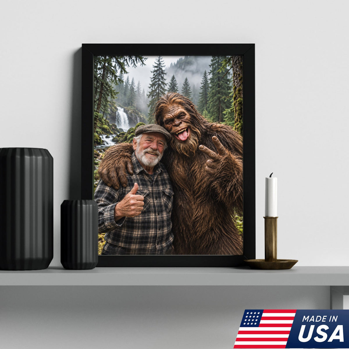 Custom Bigfoot Buddy Canvas