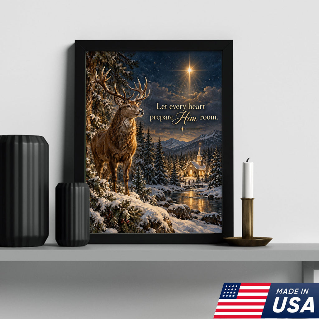 Christmas Star of Faith Canvas