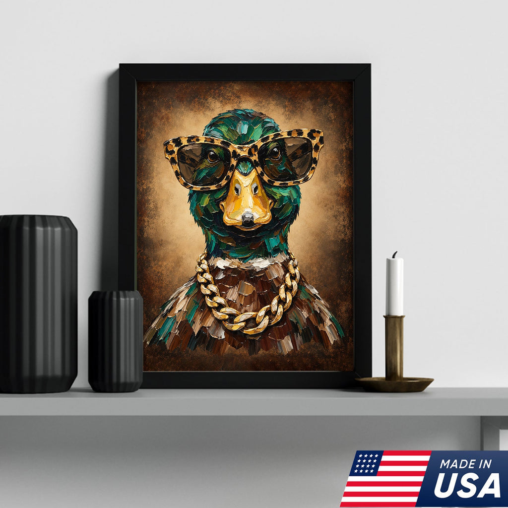 Mallard Drip King Canvas
