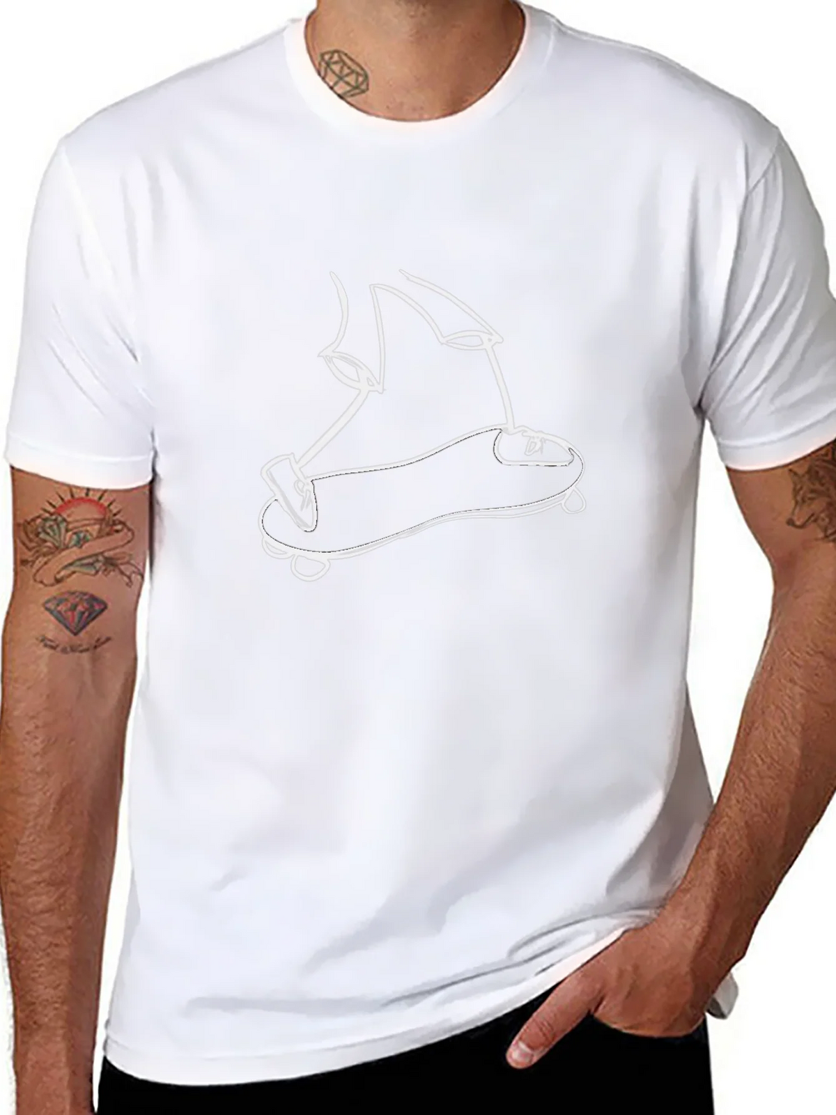 Skateboarder Graphic Tee - Cool & Casual product image 7