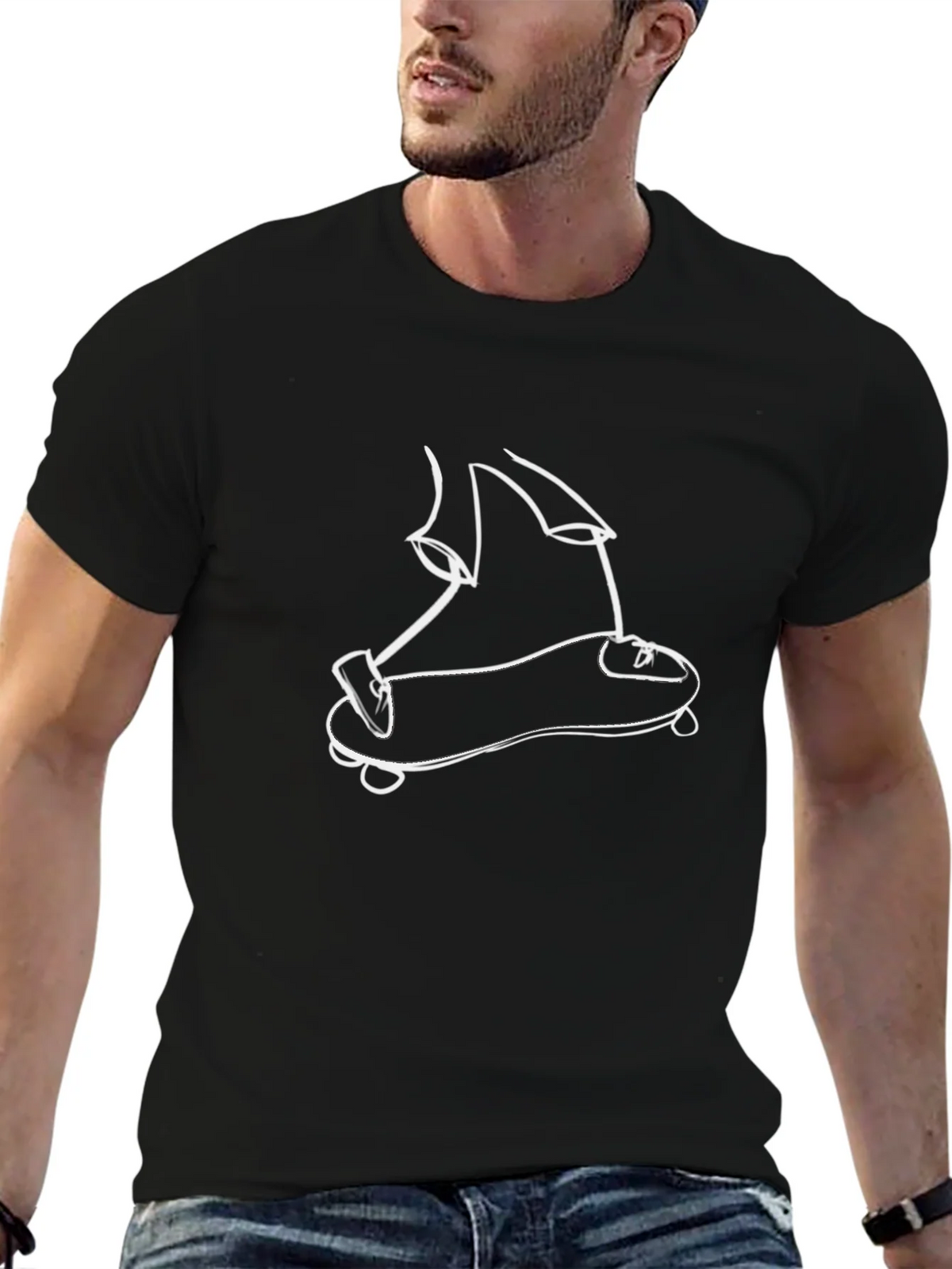 Skateboarder Graphic Tee - Cool & Casual product image 6