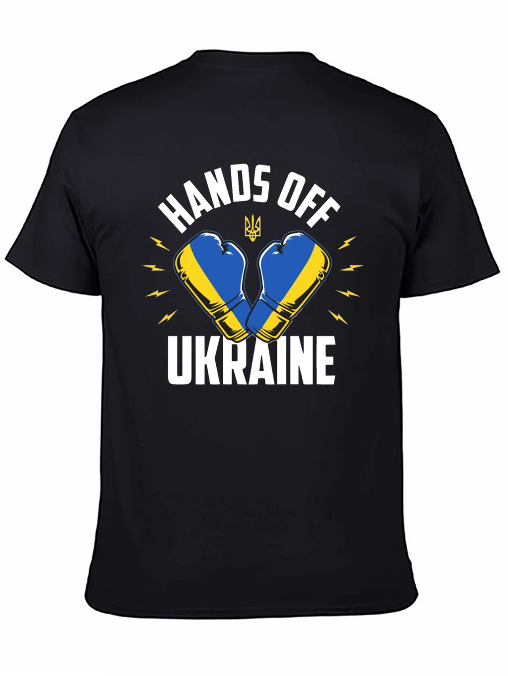 Hands Off Ukraine Boxing Glove T-Shirt product image 4