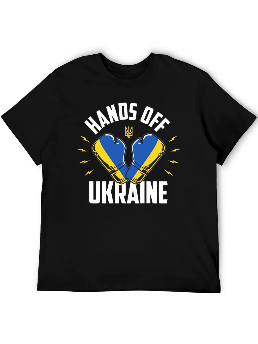 Hands Off Ukraine Boxing Glove T-Shirt product image 5
