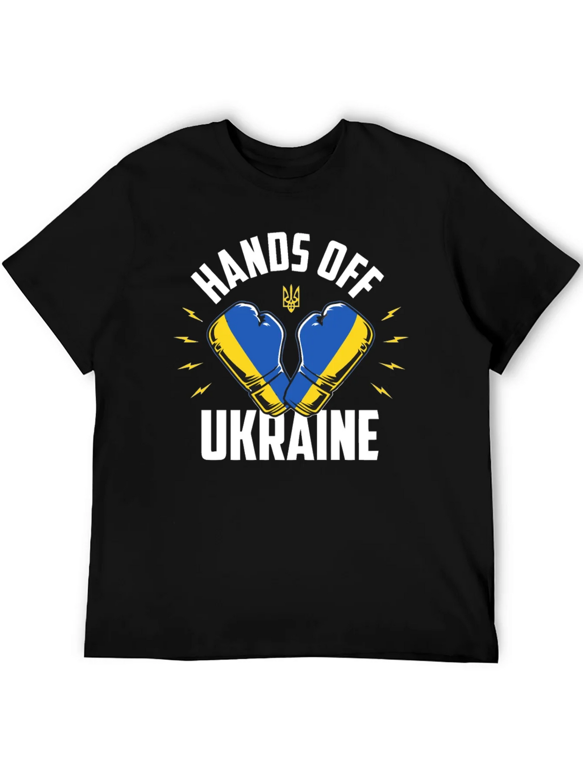 Hands Off Ukraine Boxing Glove T-Shirt product image 5