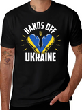 Hands Off Ukraine Boxing Glove T-Shirt product image 1