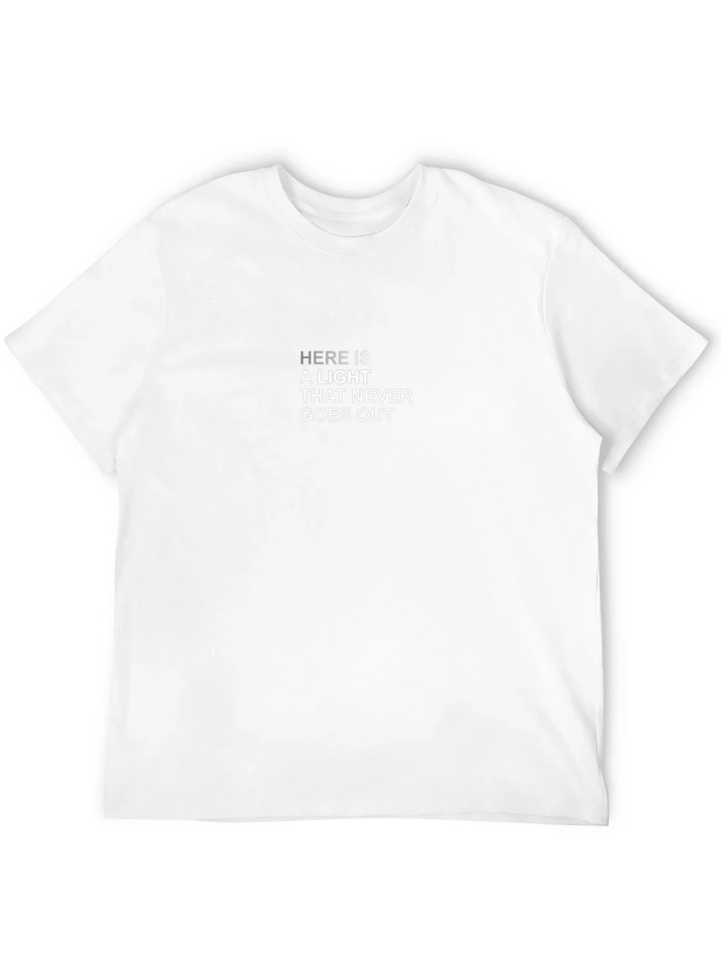 Here Is A Light Black T-Shirt product image 7