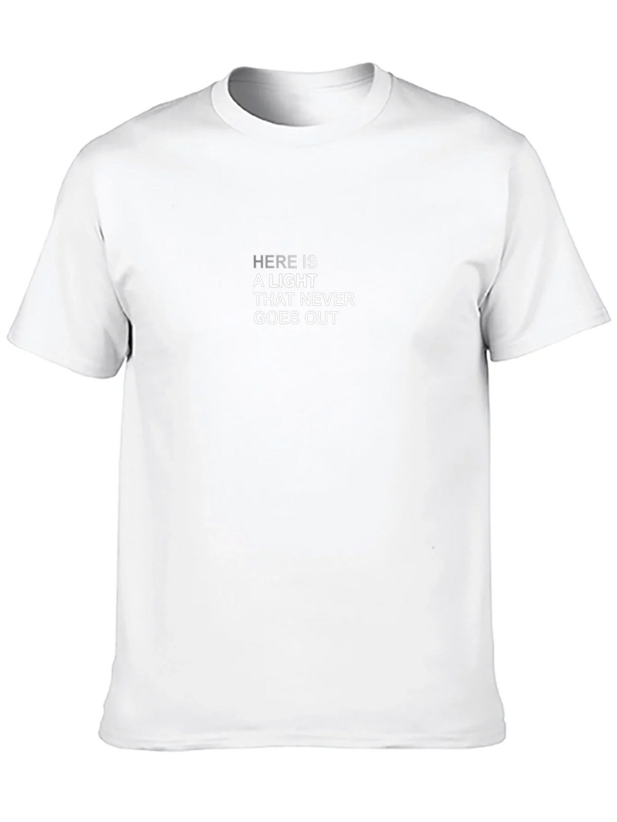 Here Is A Light Black T-Shirt product image 6