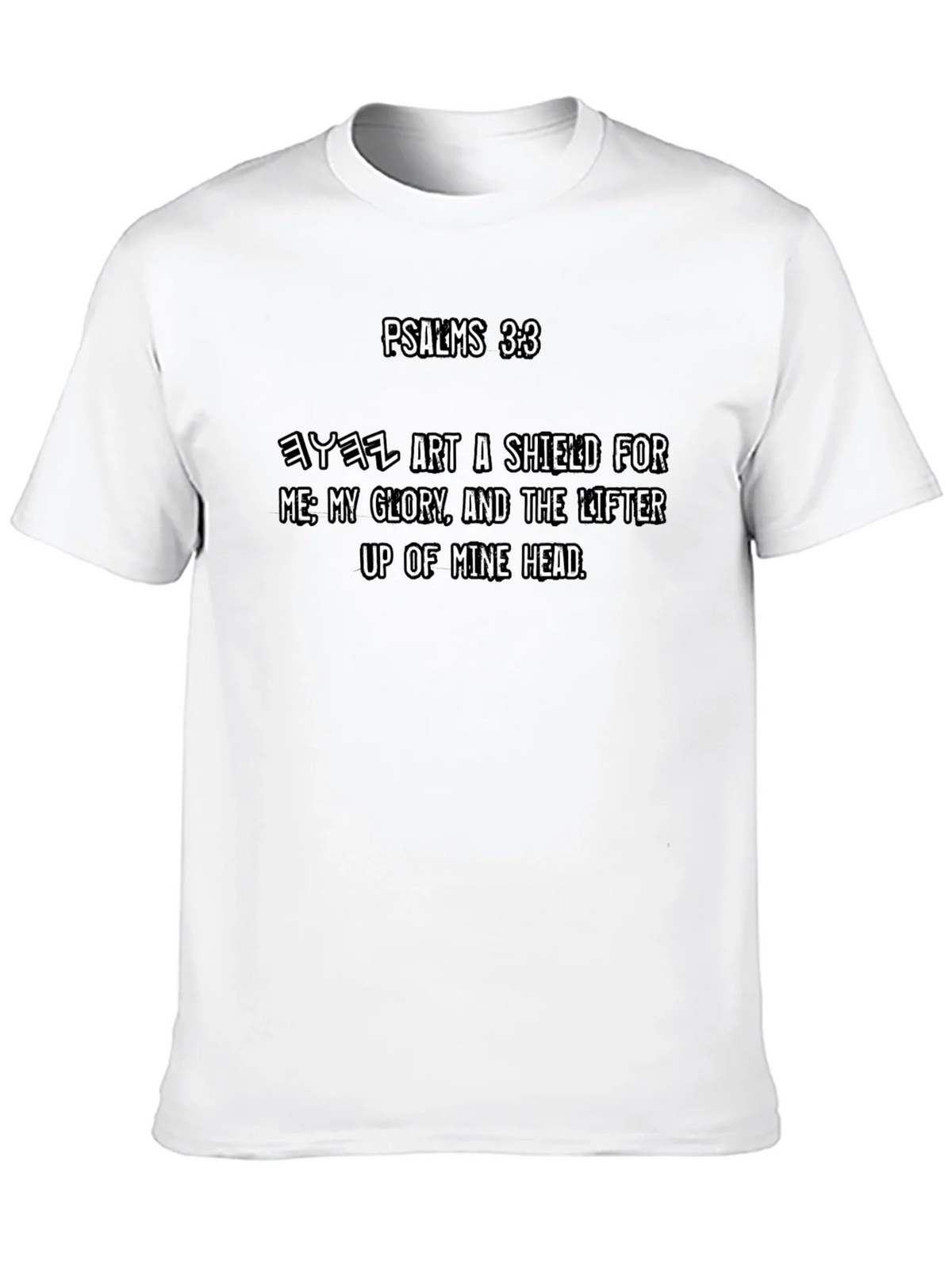 Psalms 3:3 Christian T-Shirt - Religious Apparel product image 8