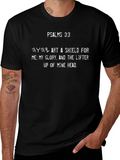 Psalms 3:3 Christian T-Shirt - Religious Apparel product image 1