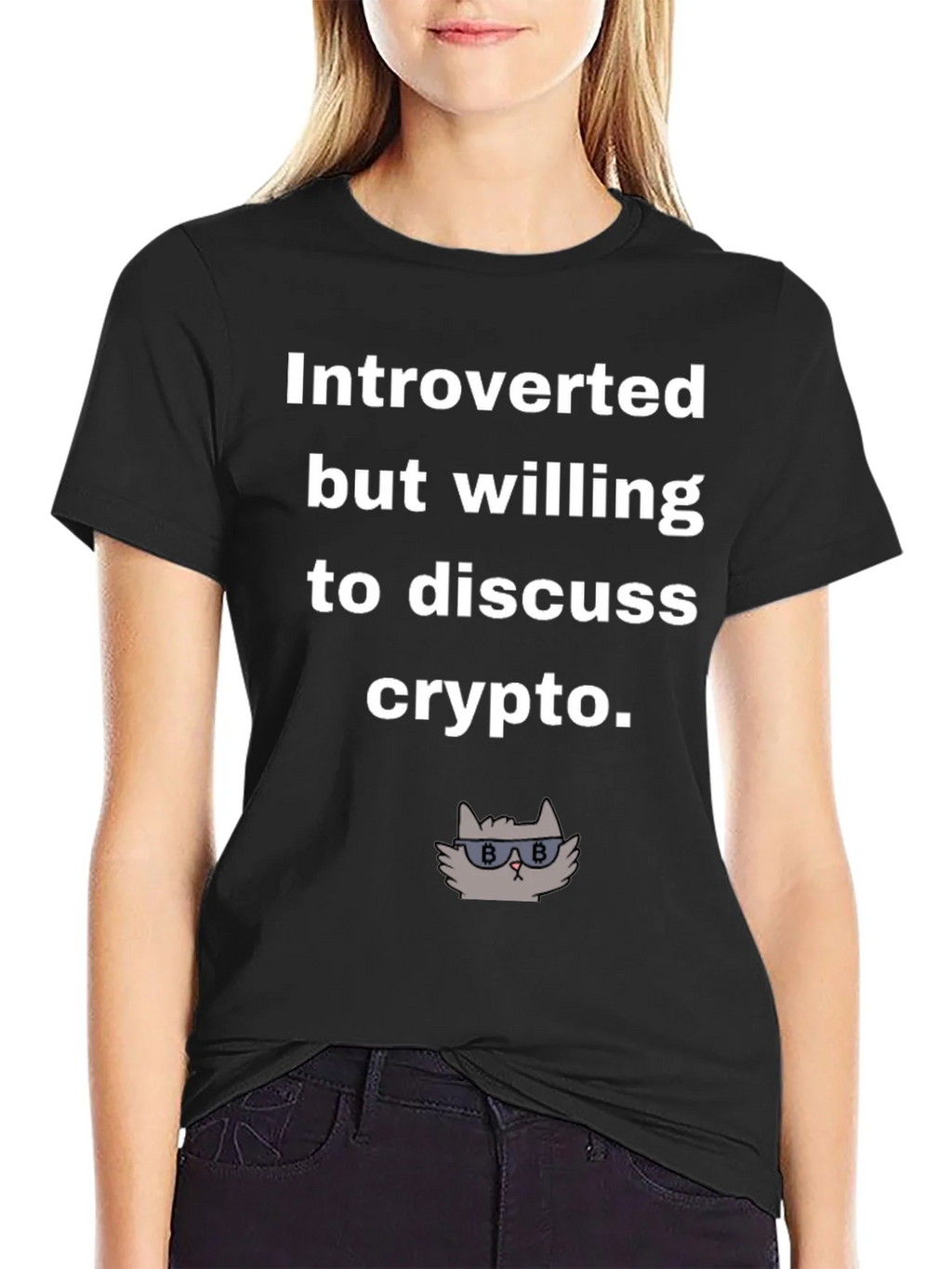 Introverted Crypto Enthusiast T-Shirt product image 2
