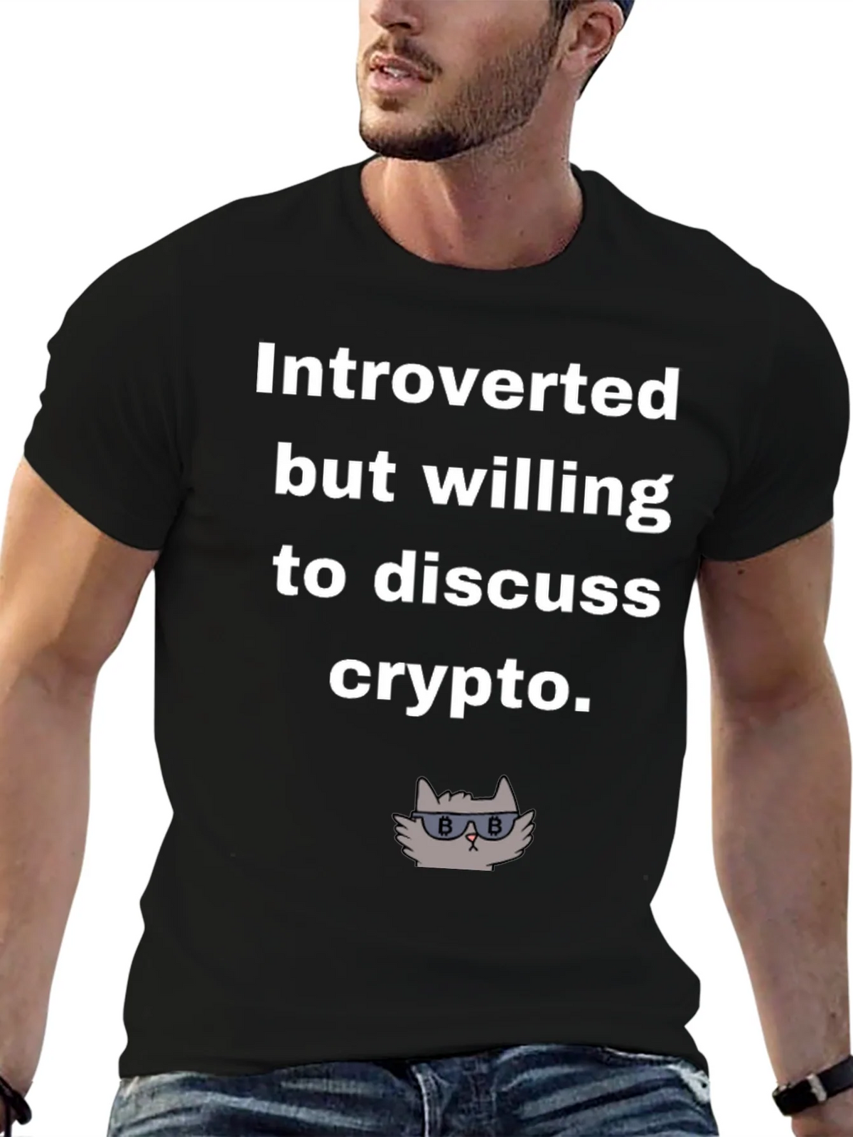 Introverted Crypto Enthusiast T-Shirt product image 4