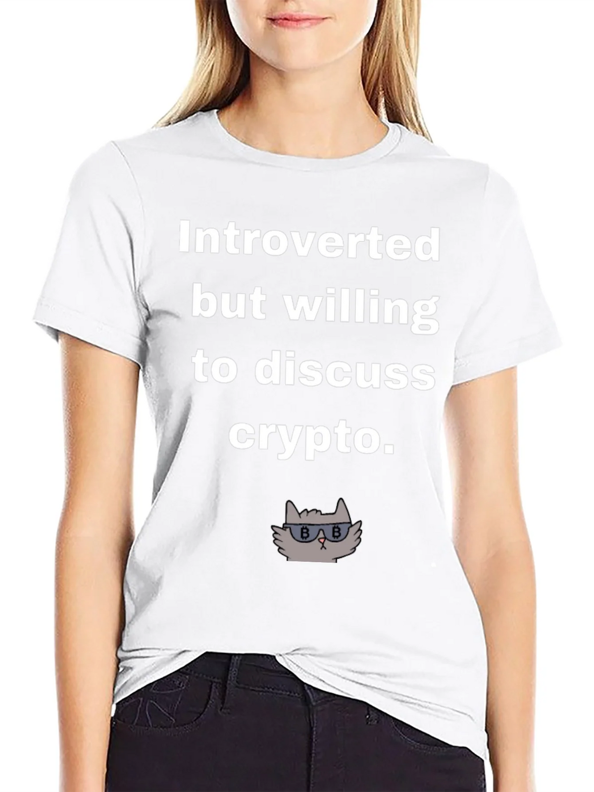 Introverted Crypto Enthusiast T-Shirt product image 6