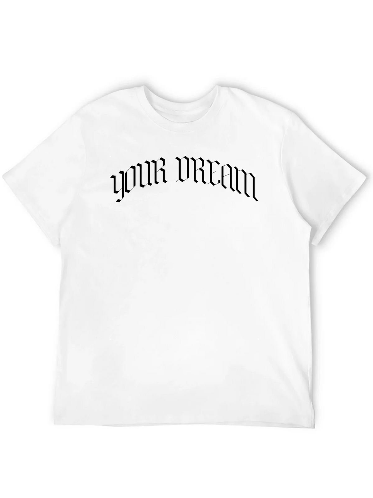 Mens Black Your Dream Graphic T-Shirt product image 9