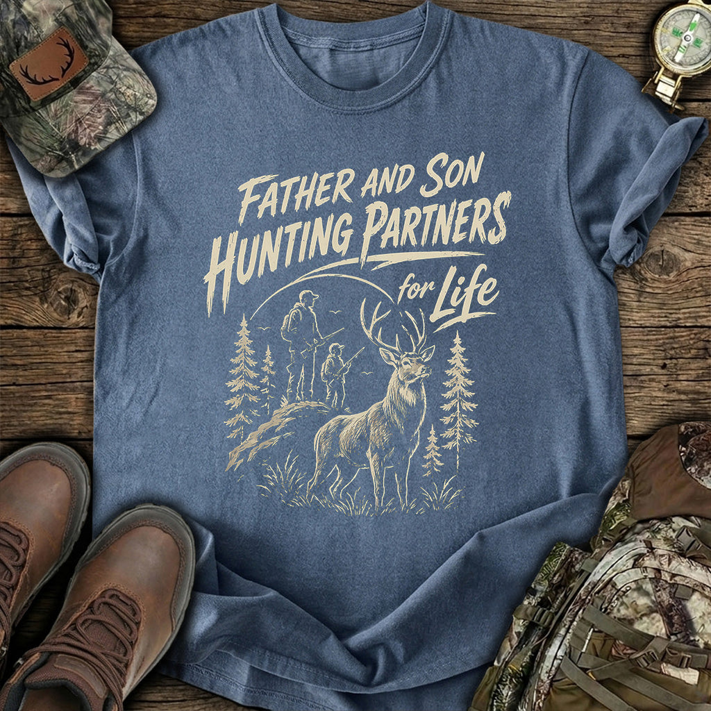 Father Son Hunting Partners T-Shirt product image 3
