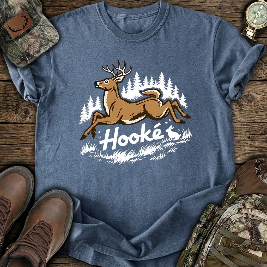 Hooke Deer Hunting Vintage T-Shirt product image 6