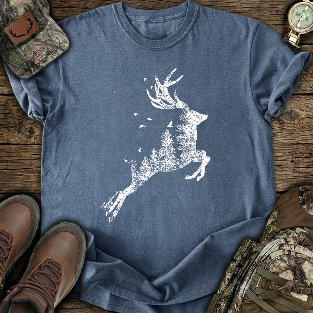 Vintage Deer Hunter T-Shirt product image 4