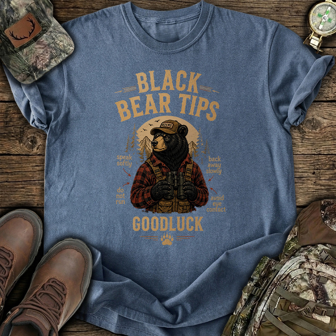 Black Bear Hunt T-Shirt product image 4