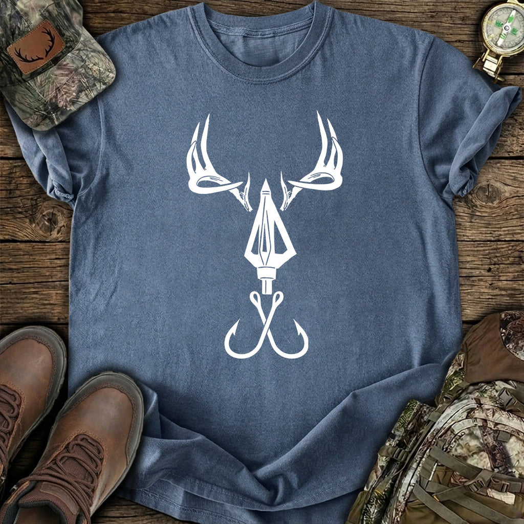 Deer Antler Arrow Hook T-Shirt product image 3