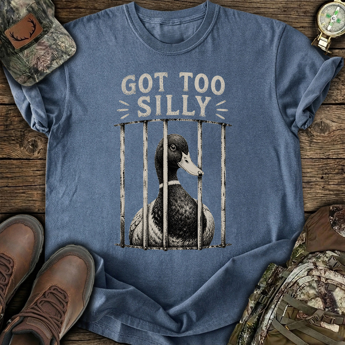 Funny Duck Hunting Joke T-Shirt product image 4