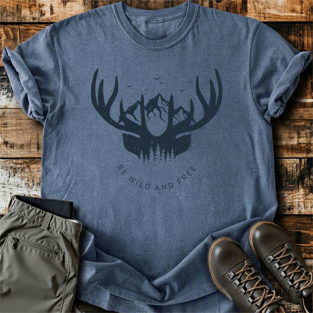Be Wild And Free Deer T-Shirt product image 3