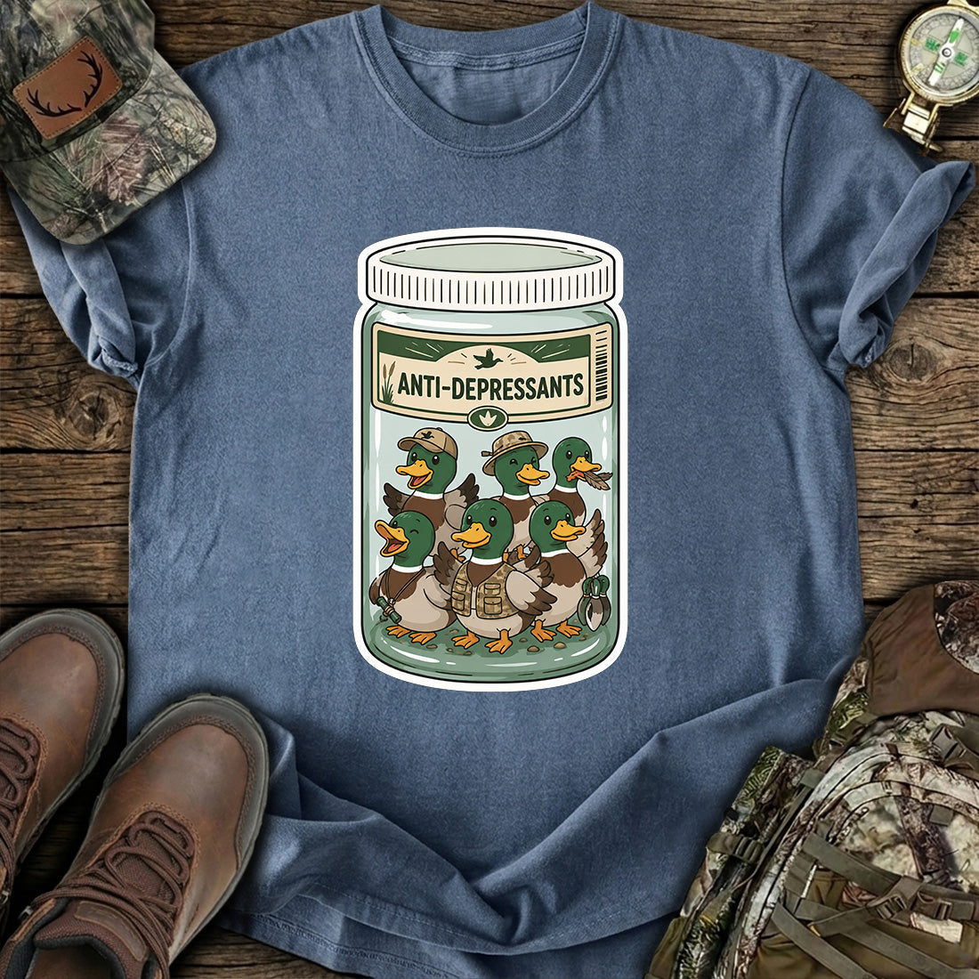 Funny Duck Hunter T-Shirt product image 4