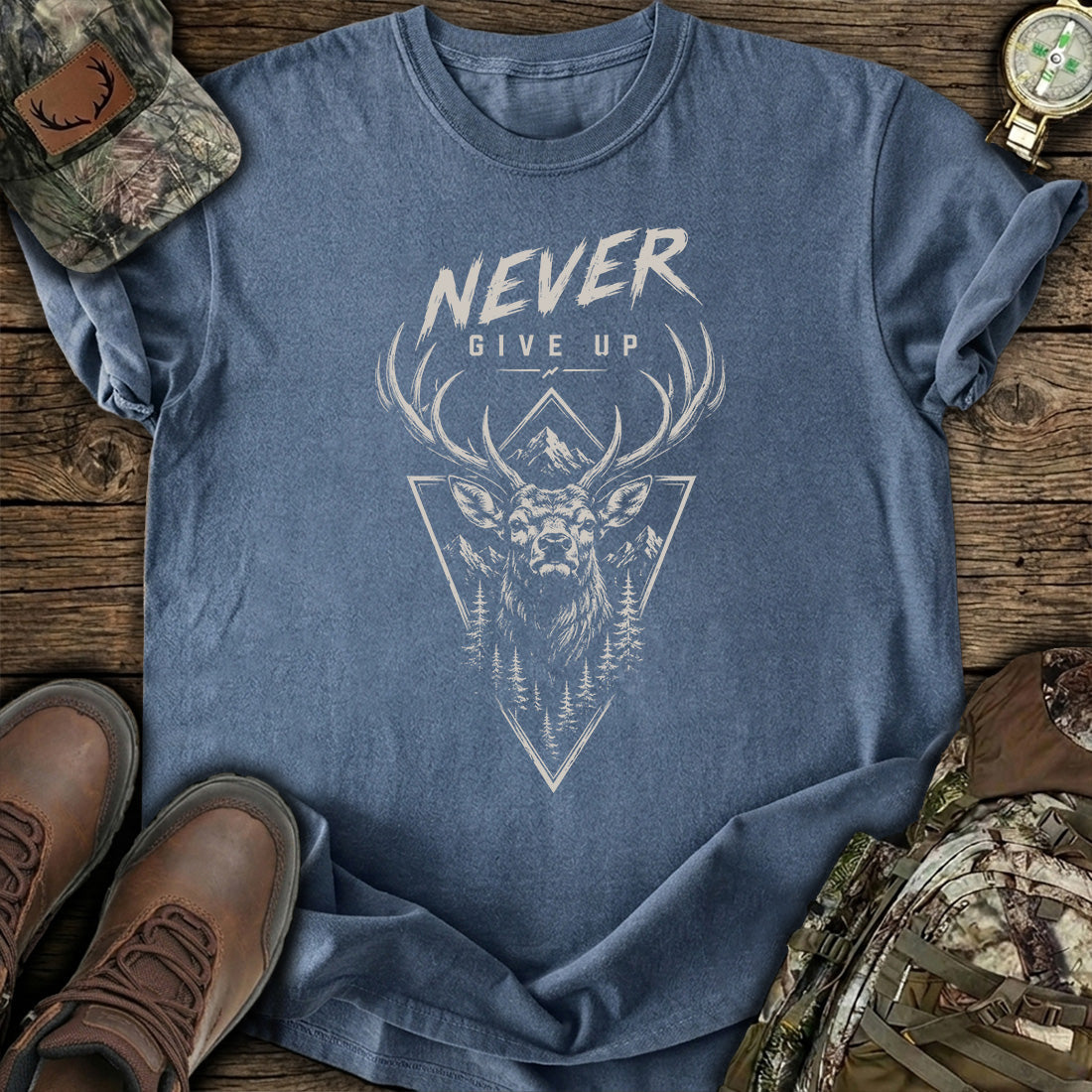 Never Give Up T-Shirt product image 2