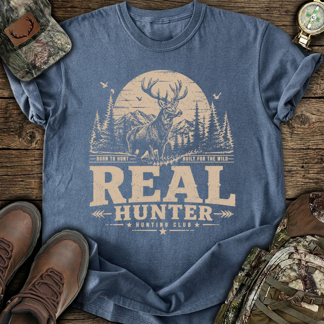 Real Hunter Deer T-Shirt product image 4