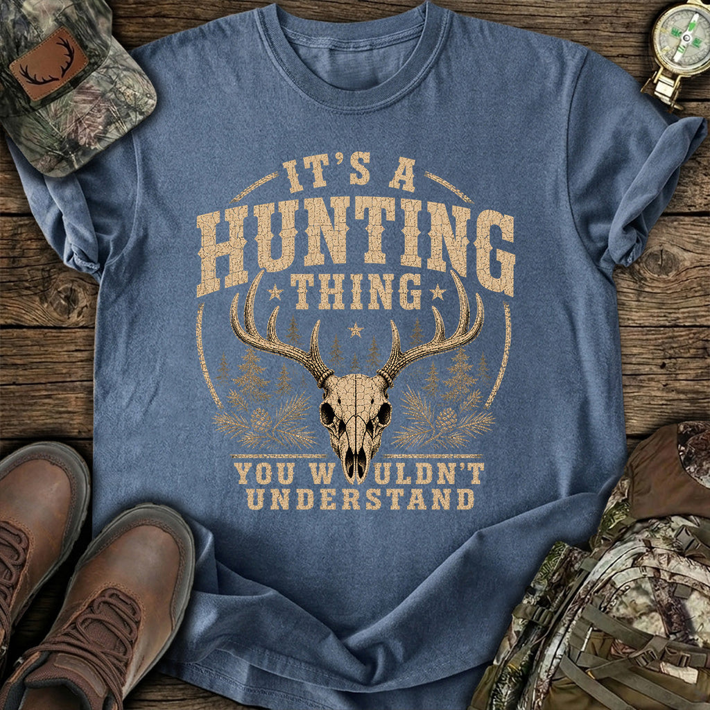 Vintage Hunting Skull T-Shirt product image 2